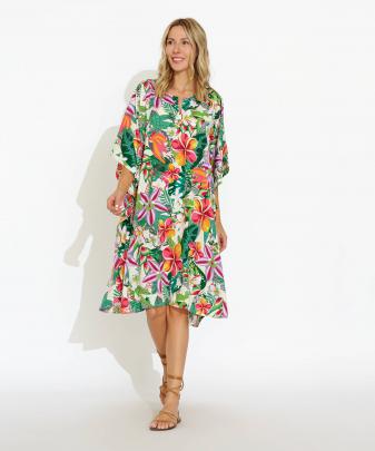 long kaftan Flower