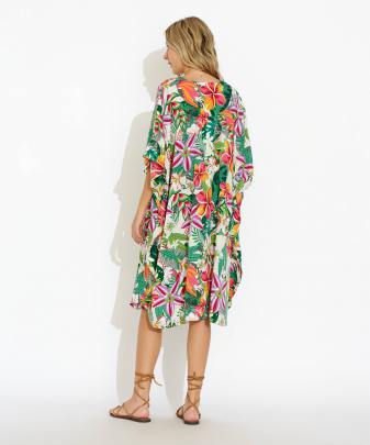 long kaftan Flower