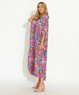 long kaftan Pink